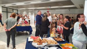 טקס דיפלומות הנדסאי מה"ט - קבלת פנים האורחים עם הכיבוד